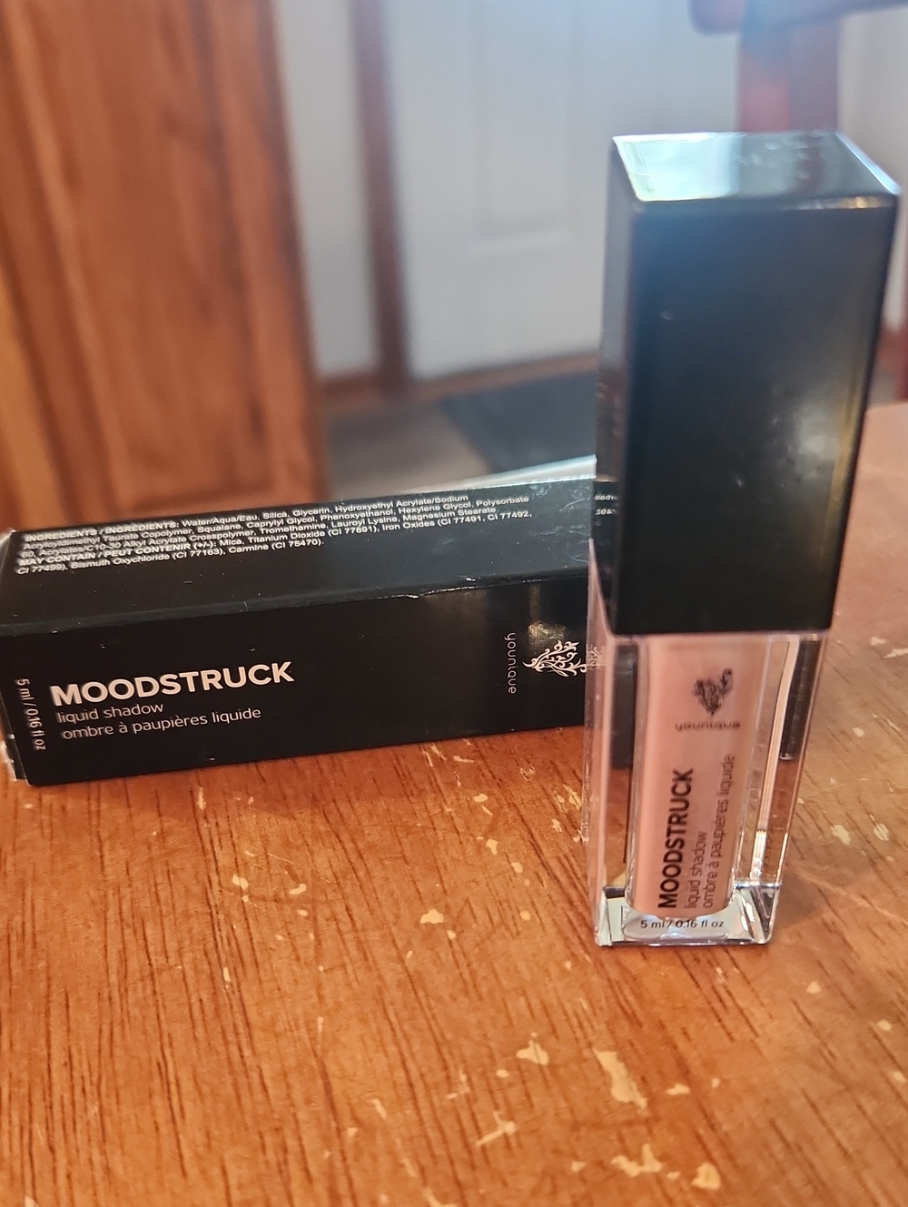 Younique Moodstruck Liquid Eyeshadow Shade Giggly Matte Pale Pink 0.16 fl oz NIB